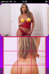 Screenshot of the iPhone Porn App -  Strip-Tac-Toe App